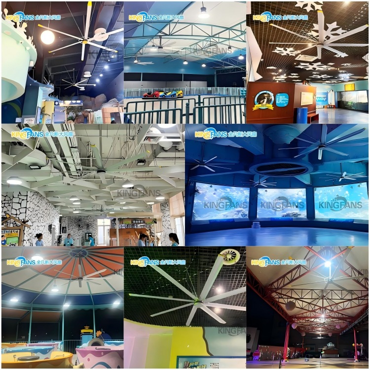 大型海洋公園選用金凡斯大風扇 大型海洋公園選用金凡斯大風扇